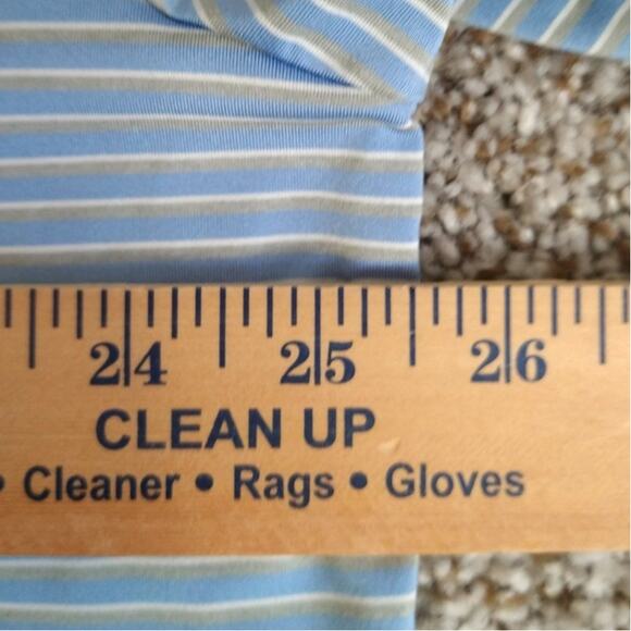 Polo Ralph Lauren RLX Golf Stripe Performance Stretch Polo Shirt XL - Picture 7 of 9